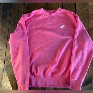 Nike Pink Crewneck Hoodie